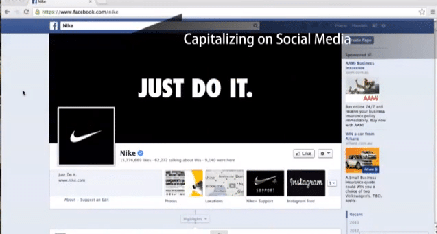 Nike Facebook Page SEO Melbourne | Online Communities & Relationships