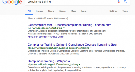 #1 for Compliance Training