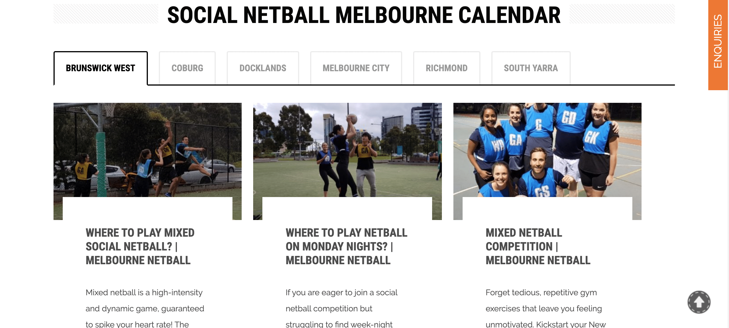 Melbourne Social Netball - Case Study - Agency SEO Melbourne