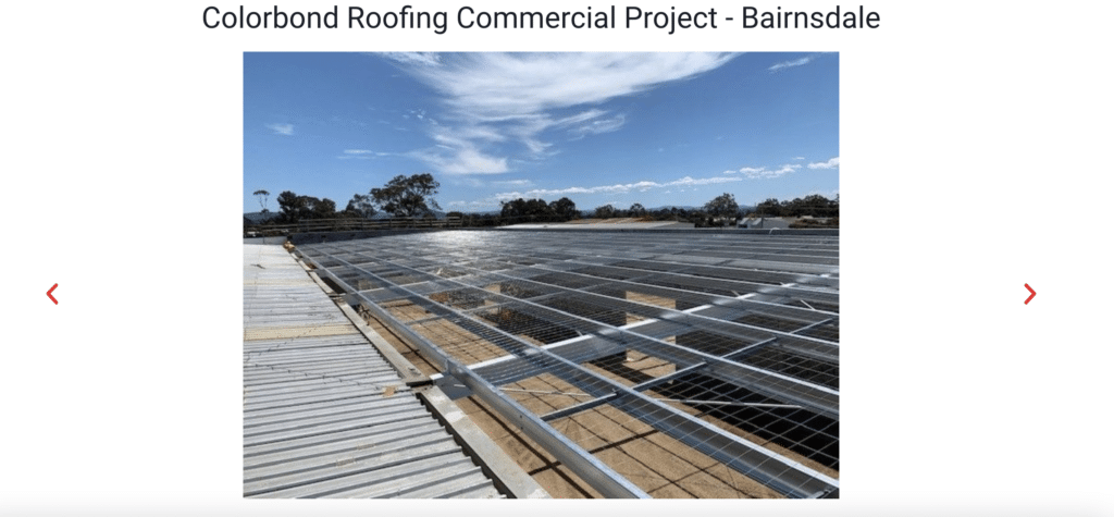 DGA Roofing Past Project SEO Melbourne