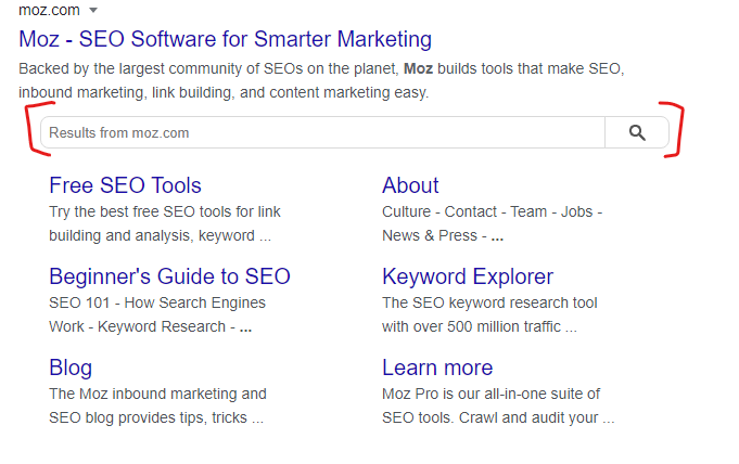Search Action Moz Example | SEO Company Melbourne
